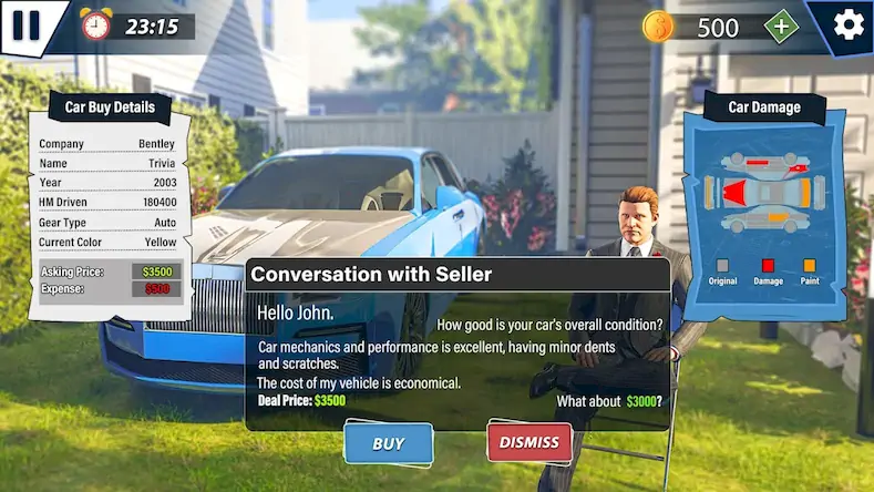 Скачать Car Saler Simulator 2023 игра [МОД/Взлом Меню] на Андроид