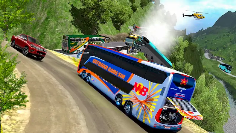 Скачать Hill Coach Bus Simulator 2023 [МОД/Взлом Бесконечные деньги] на Андроид