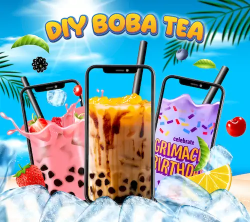 Скачать DIY Boba Tea - Boba Recipe [МОД/Взлом Бесконечные деньги] на Андроид