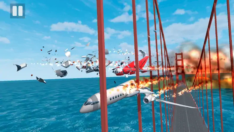 Скачать Plane Crash: Flight Simulator [МОД/Взлом Unlocked] на Андроид