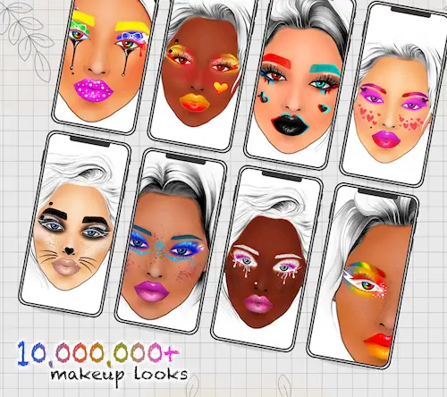 Скачать Face Chart - Makeup Guru [МОД/Взлом Бесконечные монеты] на Андроид