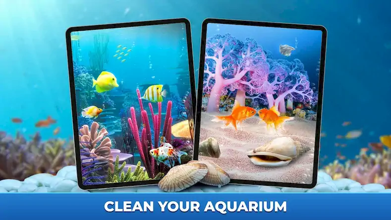 Скачать Fish Tank Clean: Aquarium Sim [МОД/Взлом Много денег] на Андроид