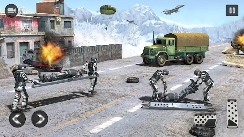 Скачать Truck Simulator: военные игры [МОД/Взлом Бесконечные деньги] на Андроид
