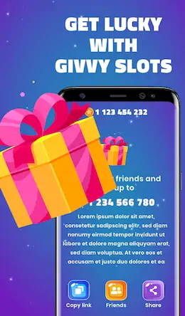 Скачать Givvy Slots, SPIN and WIN! [МОД/Взлом Бесконечные деньги] на Андроид